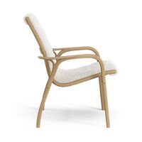 Laminett Fauteuil Geolied Eiken/Off White/Schapenhuid