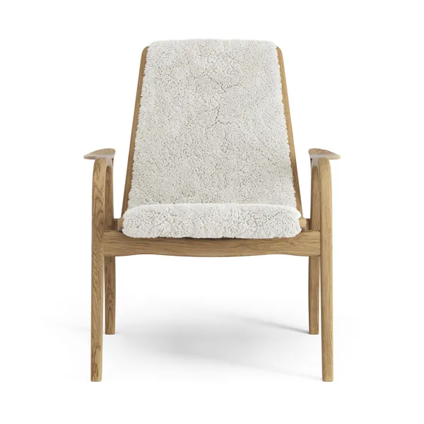 Laminett Fauteuil Geolied Eiken/Off White/Schapenhuid