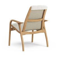 Laminett Fauteuil Geolied Eiken/Off White/Schapenhuid