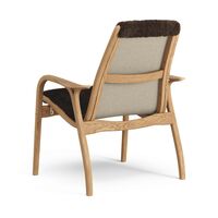 Laminett Sessel Geölte Eiche/Espresso/Schaffell