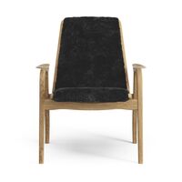 Laminett Armchair Oiled Oak/Black/Sheepskin