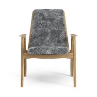 Laminett Fauteuil Geolied Eiken/Scandinavian Grey/Schapenhuid