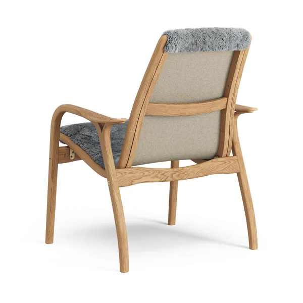 Laminett Fauteuil Geolied Eiken/Scandinavian Grey/Schapenhuid