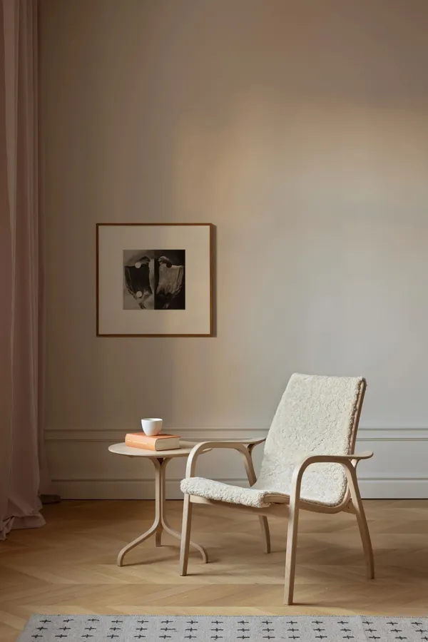 Laminett Sillón Roble Aceitado/Sahara/Piel de Oveja