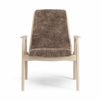 Laminett Sessel Lackierte Eiche/Sahara/Schaffell