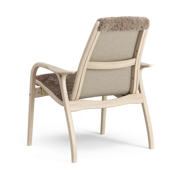 Laminett Sessel Lackierte Eiche/Sahara/Schaffell