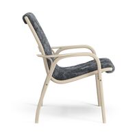Laminett Armchair Lacquered Oak/Coal/Sheepskin