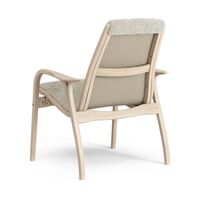Laminett Armchair Lacquered Oak/Moonlight/Sheepskin