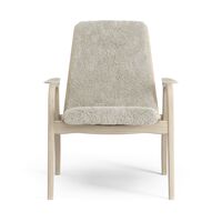 Laminett Armchair Lacquered Oak/Moonlight/Sheepskin