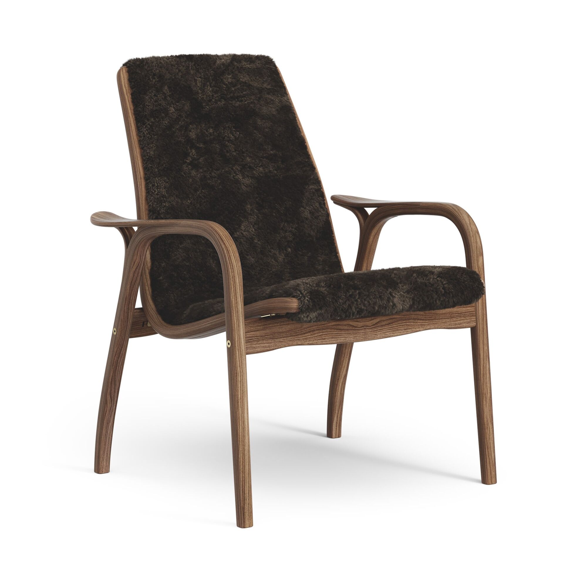 Laminett Lnestol Lakeret Valnd/Espresso/Freskind