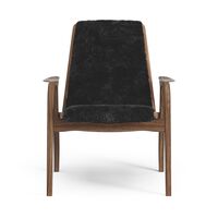 Laminett Poltrona Noce Laccato/Nero/Pecora