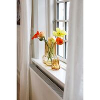 Hurricane No. 26 Vase/Candlestick Amber