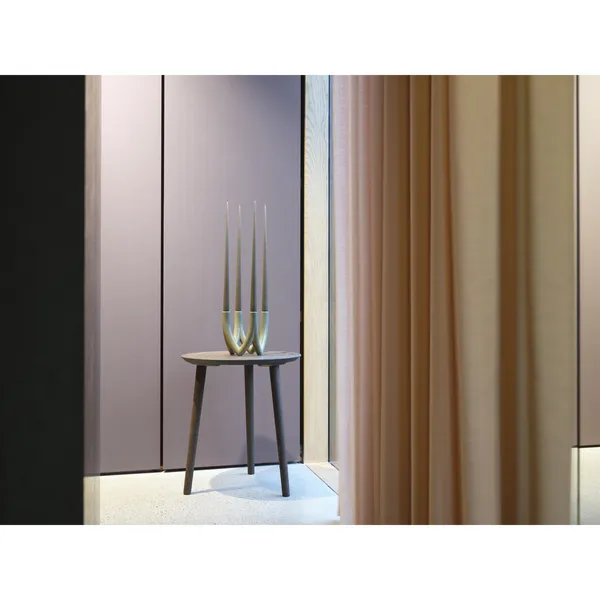 Chandelier Candlestick 4-Arms Dark Stone