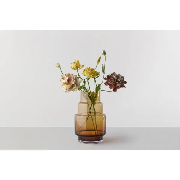 Hurricane Reflections Bo. 69 Vase/Candlestick Amber