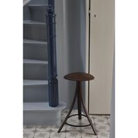 Clover Stool Smoked Oak