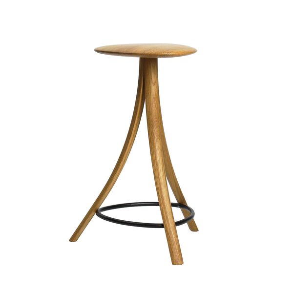 Taburete Clover de La Colección Ro, Roble Aceitado