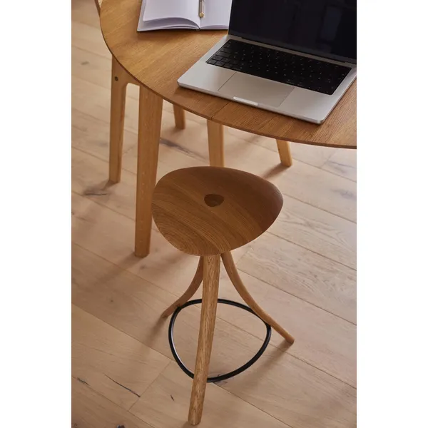 Clover Stool Oiled Oak