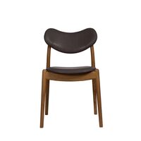 Geolied eiken / Donkerbruin leer