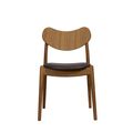 Geolied eiken / Donkerbruin leer