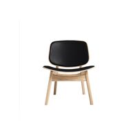 Soap treated oak / Black leather