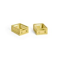Colour Crate Aufbewahrungsbox Mini 2er-Set Dusty Yellow