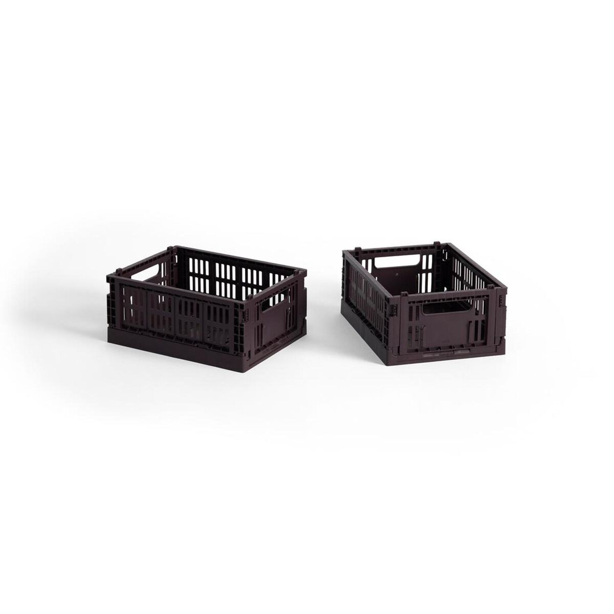 Colour Crate Storage Box Mini Set of 2 Bordeaux