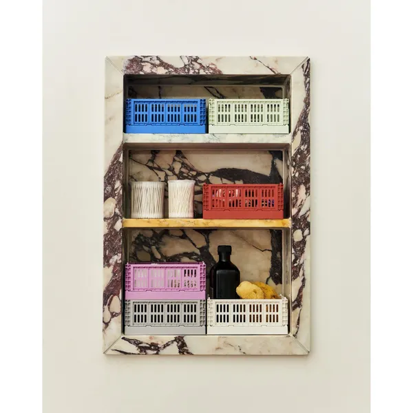 Colour Crate Storage Box Mini Set of 2 Bordeaux