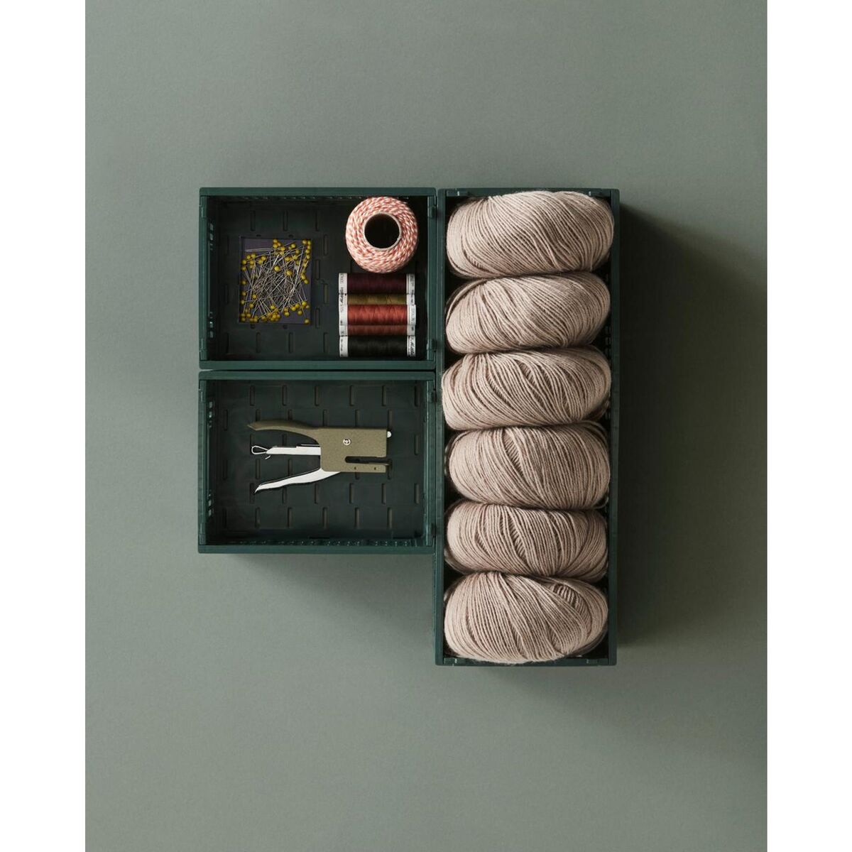 Colour Crate Aufbewahrungsbox Mini Oblong Off-White
