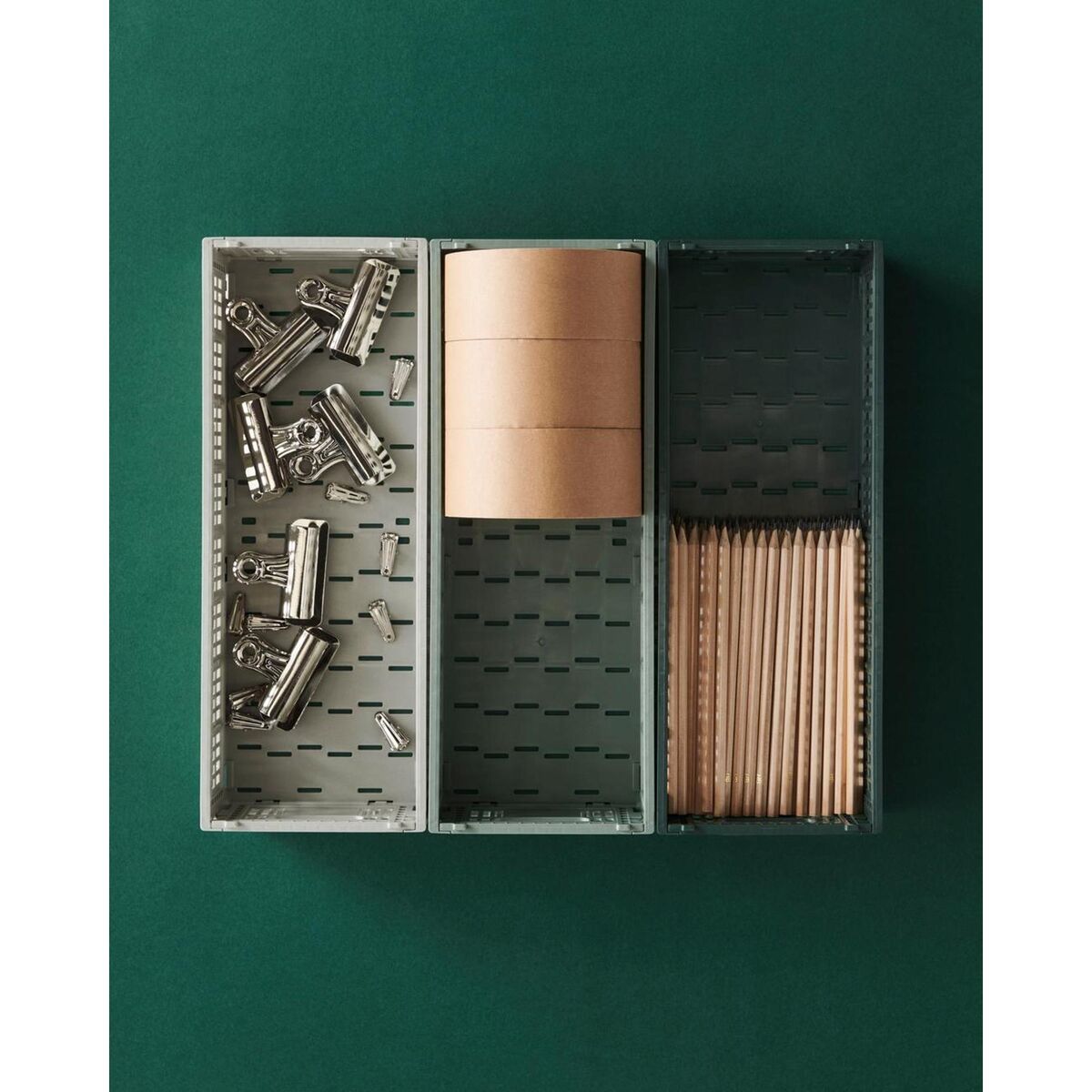 Colour Crate Storage Box Mini Oblong Powder