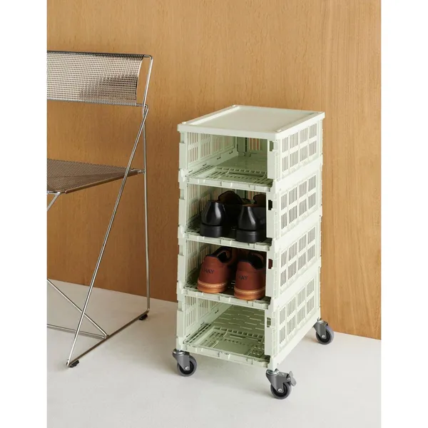 Colour Crate Lid For Box Medium Light Yellow