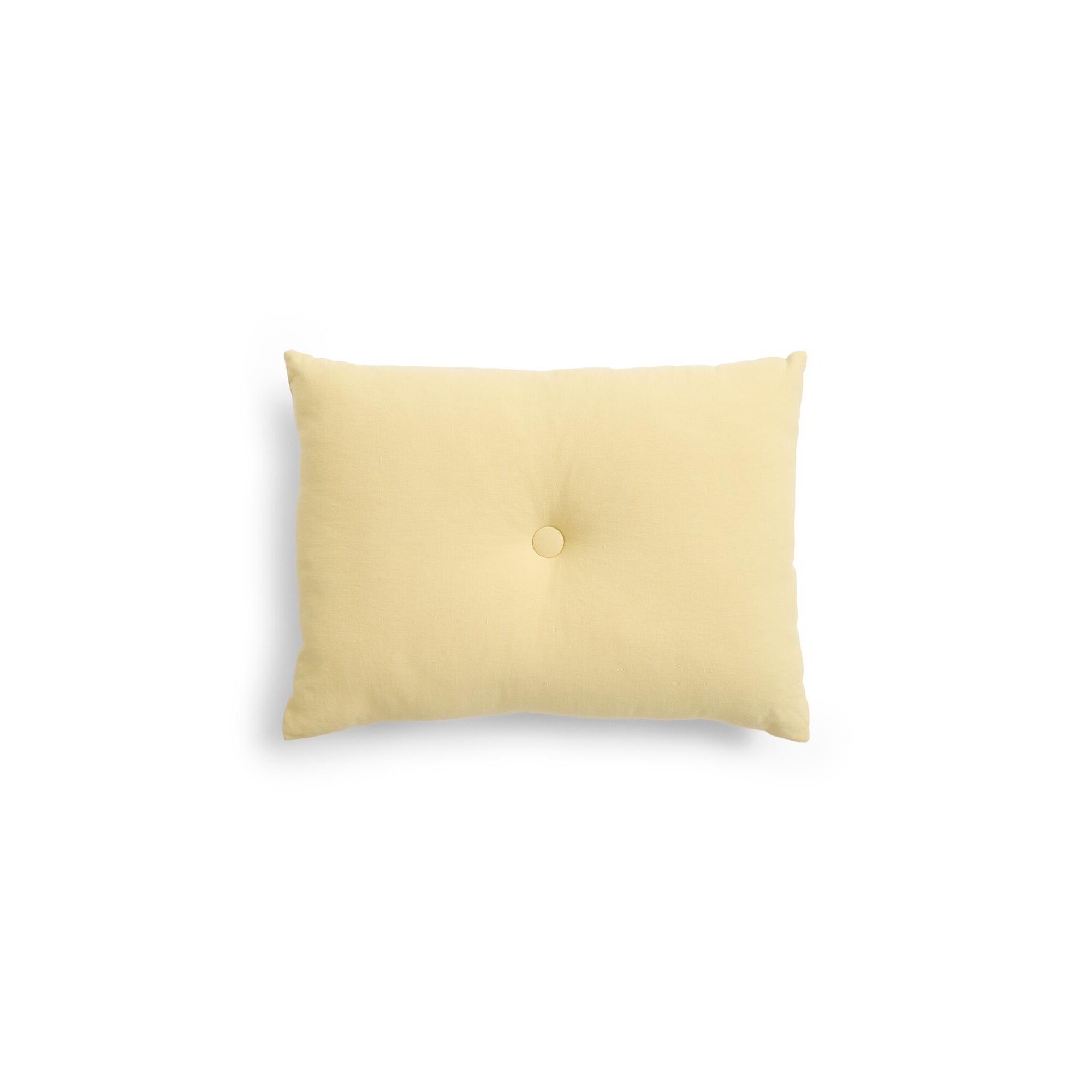 Coussin Dot Lin 60x45 Jaune Doux