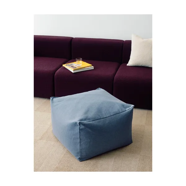 Story Pouf Burgundy