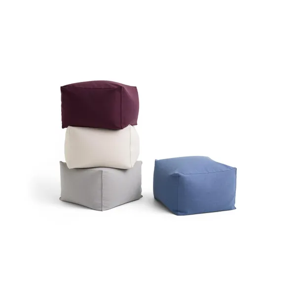 Story Pouf Burgundy