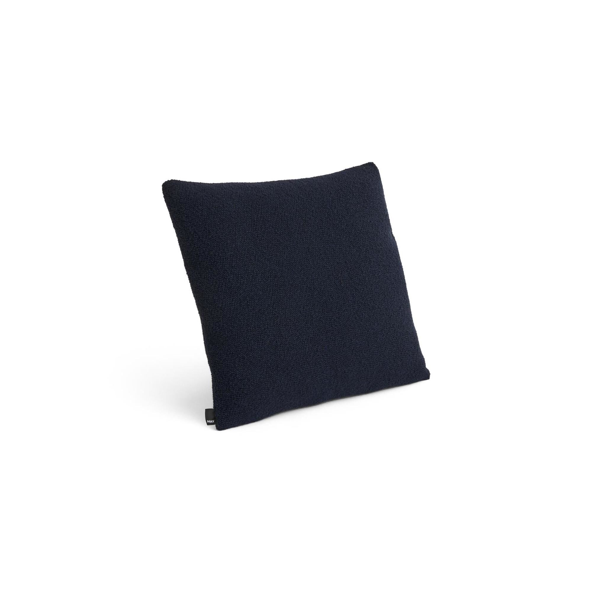Coussin texturé 50x50 Bleu/ Noir