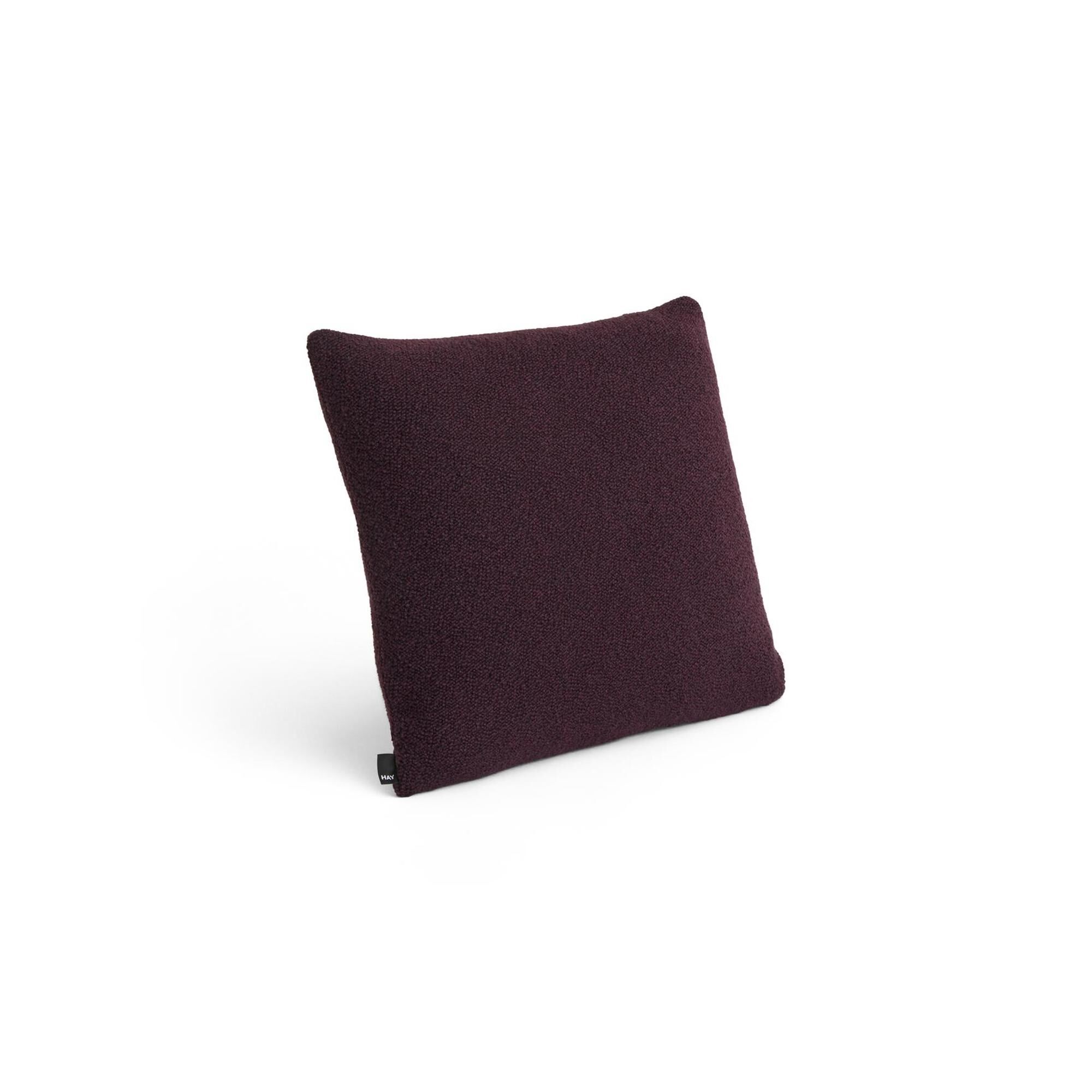 Coussin texturé 50x50 Bordeaux