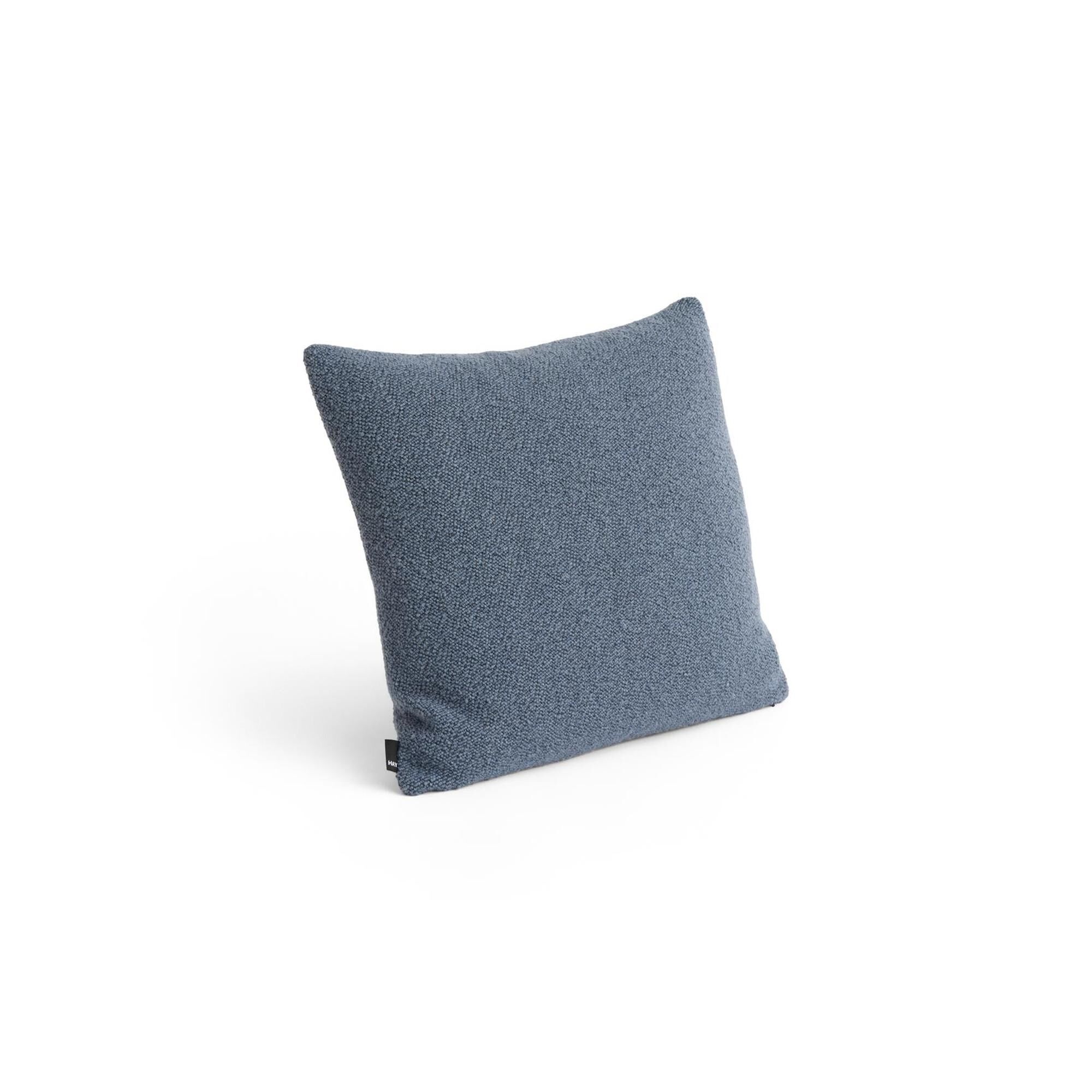 Coussin texturé 50x50 Bleu Pigeon