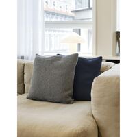 Coussin texturé 50x50 Bleu Pigeon