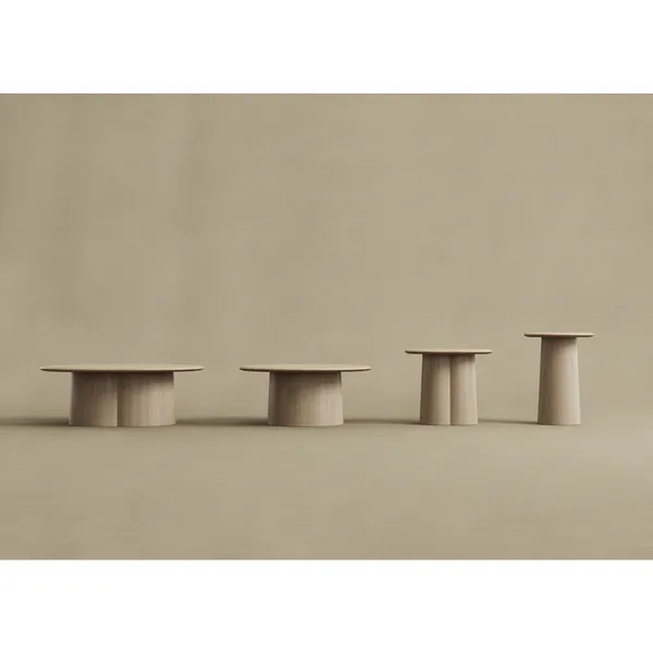 +Halle Proto 02 Dining Table White Pigmented Oak