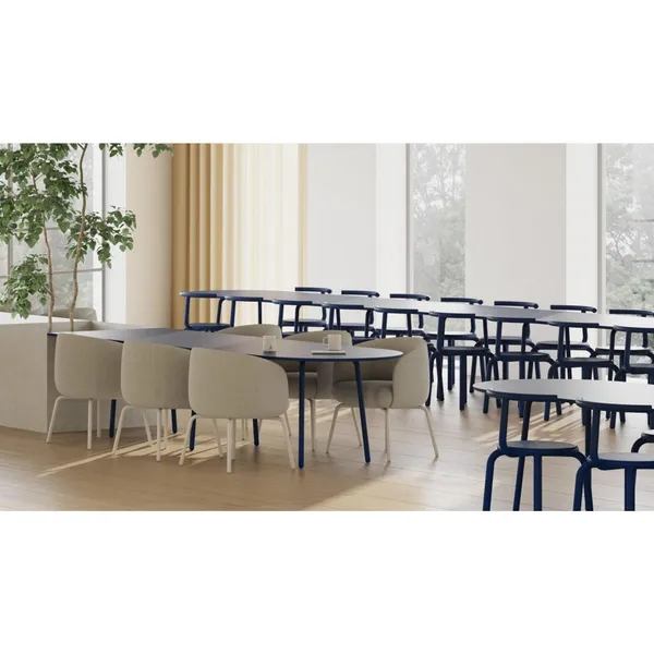 +Halle Nest Dining Table L160 Fenix ​​Nanotech 0720/Nero Ingo