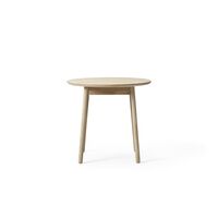 +Halle Nest Dining Table Ø75xH70 White Pigmented Oak