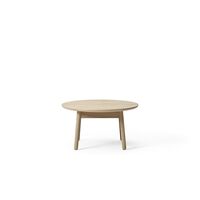+Halle Nest Dining Table Ø75xH41 White Pigmented Oak