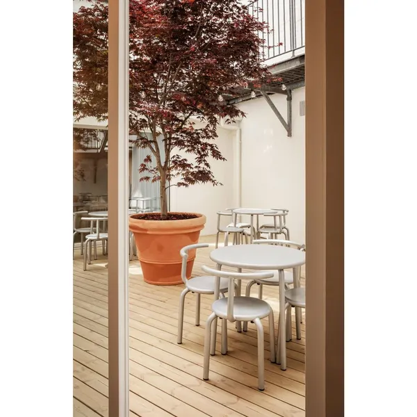 +Halle Torno Eetkamerstoel Aluminium