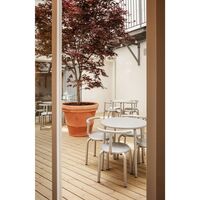 +Halle Torno Eetkamerstoel Aluminium