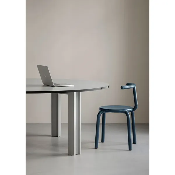 +Halle HEB 05 Dining Table Ø170xH73 Gray
