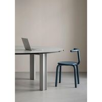 +Halle HEB 05 Dining Table Ø170xH73 Gray