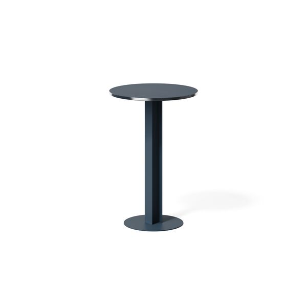 +Halle HEB 02 High Dining Table Ø70xH105 Dark Blue