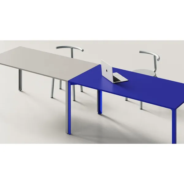 +Halle Grid-bord 80x160 Sort/ Blå Sink