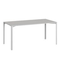 +Halle Grid Table 80x160 Light Gray