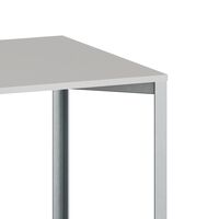 +Halle Grid Tisch 80x160 Hellgrau/ Blau