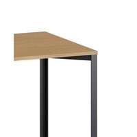 +Halle Grid-bord 80x160 Eik/ Sort
